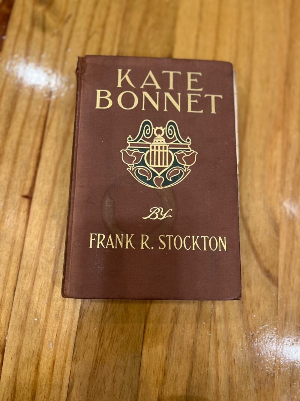 Kate Bonnet by Frank R. Stockton - Brown Hardcover Book